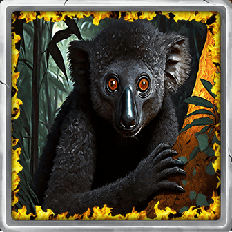 Darkgrey Giant Ayeaye