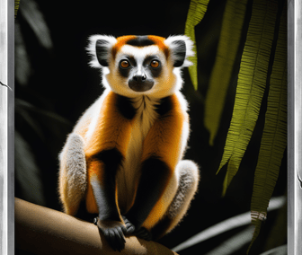  Sifaka Diadema Lemur