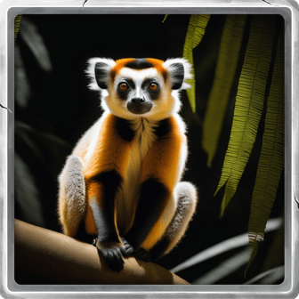  Sifaka Diadema Lemur